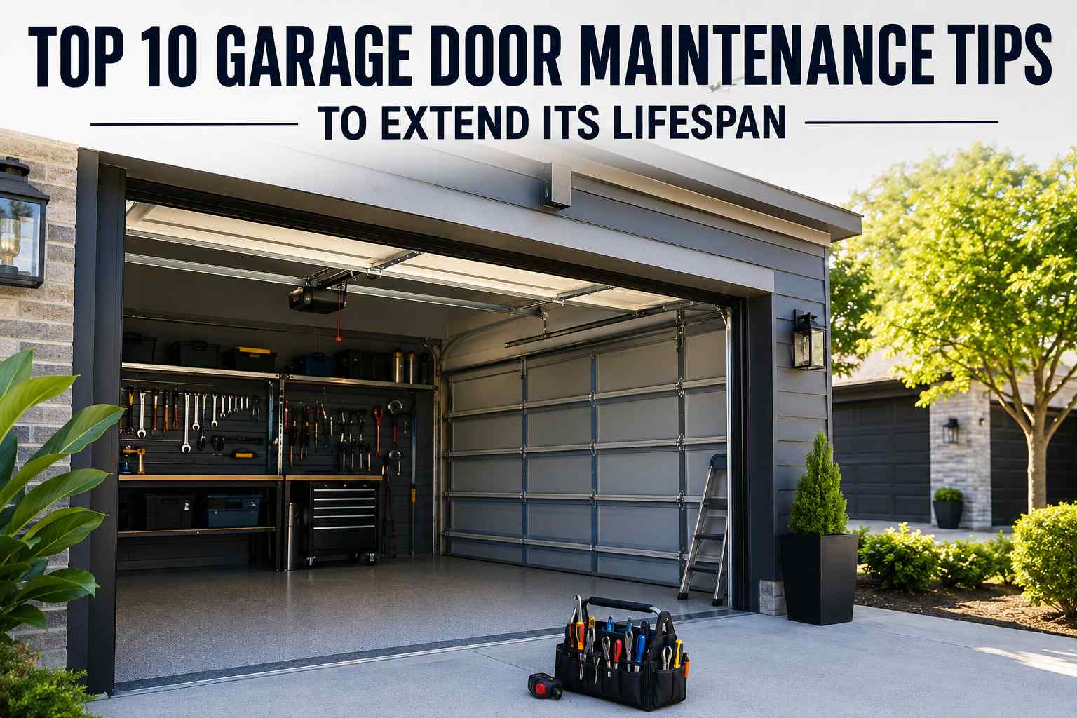 Top 10 Garage Door Maintenance Tips to Extend Its Lifespan