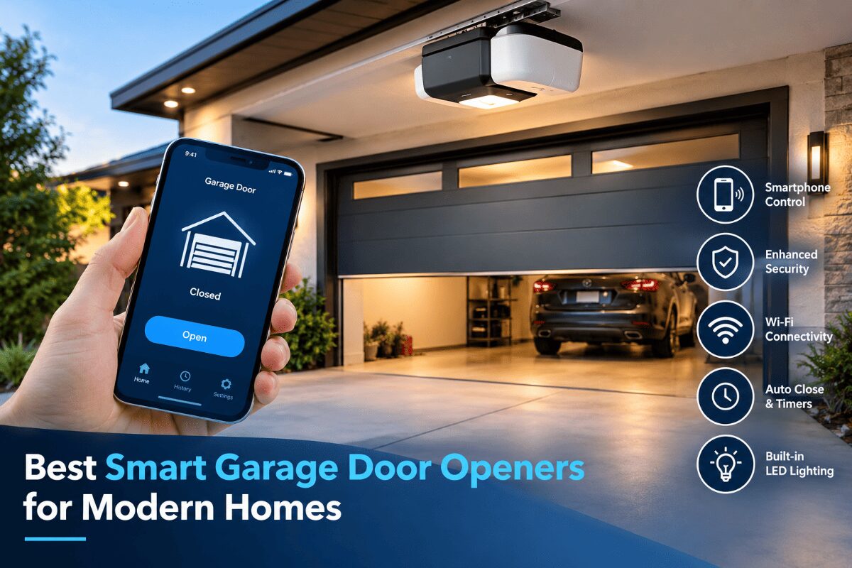 Best Smart Garage Door Openers for Modern Homes