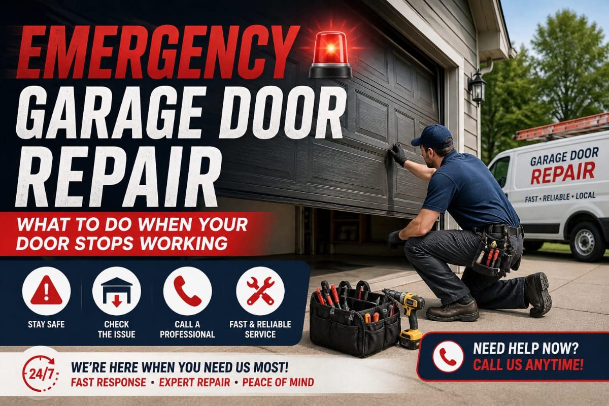Emergency Garage Door Repair What to Do When Your Door Stops Working