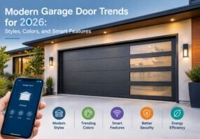 Modern Garage Door Trends for 2026 Styles, Colors, and Smart Features